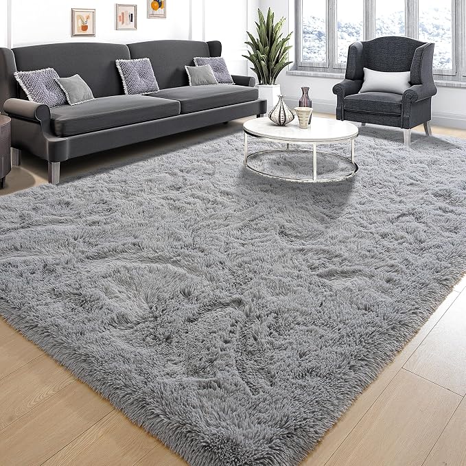 Tepook Super Soft Fluffy Rugs for Living Room, Area Rugs 8x10 for Bedroom - Image 2