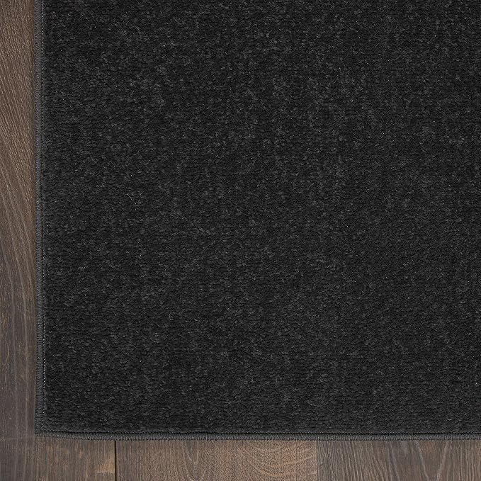 Nourison Home Nourison Essentials Black 8' x 10' Area Rug - Image 6