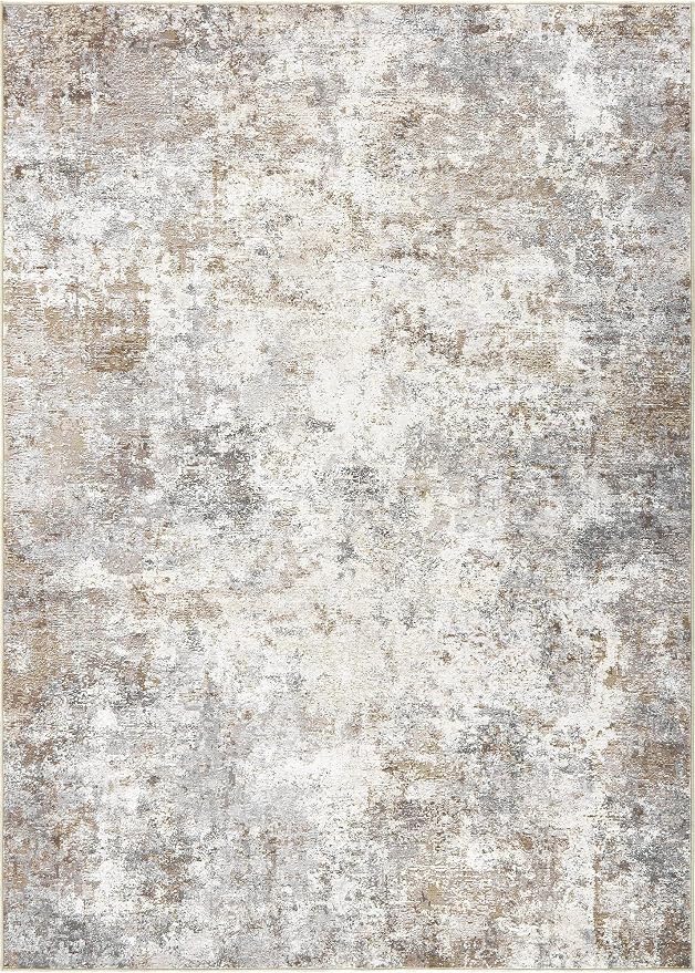 UERMEI Square Area Rugs : Washable 10x10 Neutral Modern Abstract Carpet - Image 10