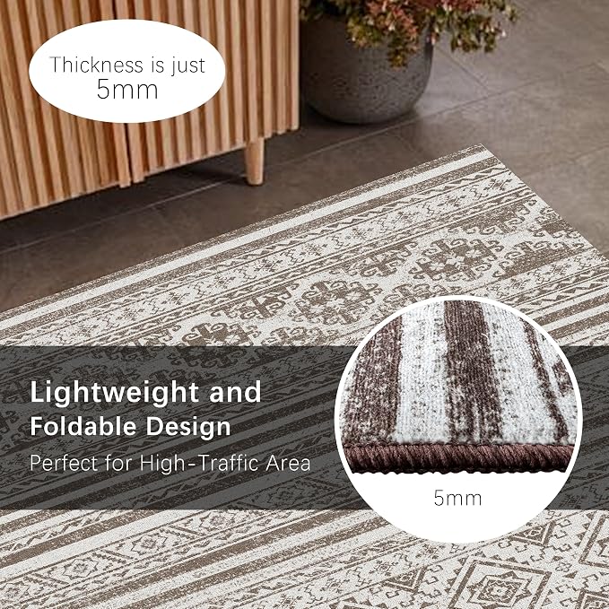 RUGSURE Washable Area Rugs 3' x 5 ' - Image 5