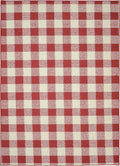 Garland Rug Country Living – Checkered Buffalo Plaid Design, Non-Slip Rubberback by Garland+Rug