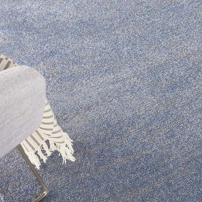 Nourison Home Nourison Essentials Blue Grey 5' x 7' Area Rug - Image 3