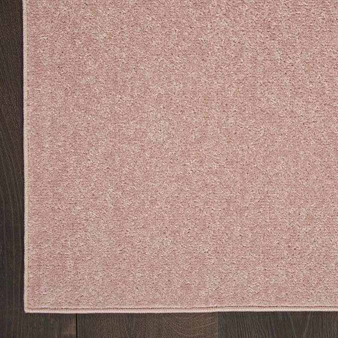 Nourison Home Nourison Essentials Pink 2'2" x 20' Area Rug - Image 4
