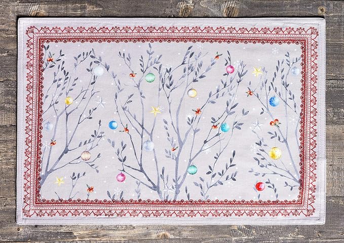 Maison d' Hermine Placemats Set of 4 Reusable 100% Cotton | Cloth Place Mats - Image 7
