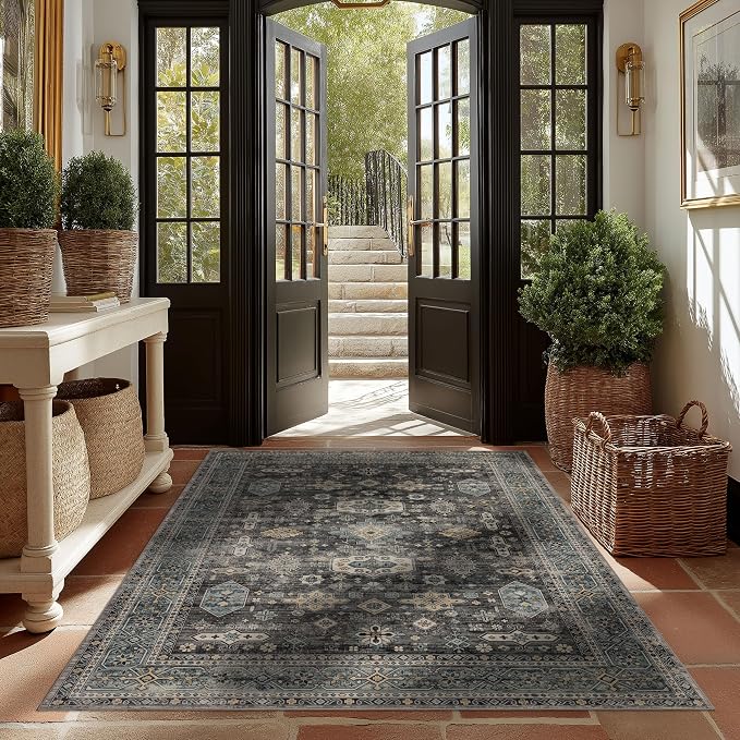 Ruaruarug Washable Area Rug 5x7 - Image 4