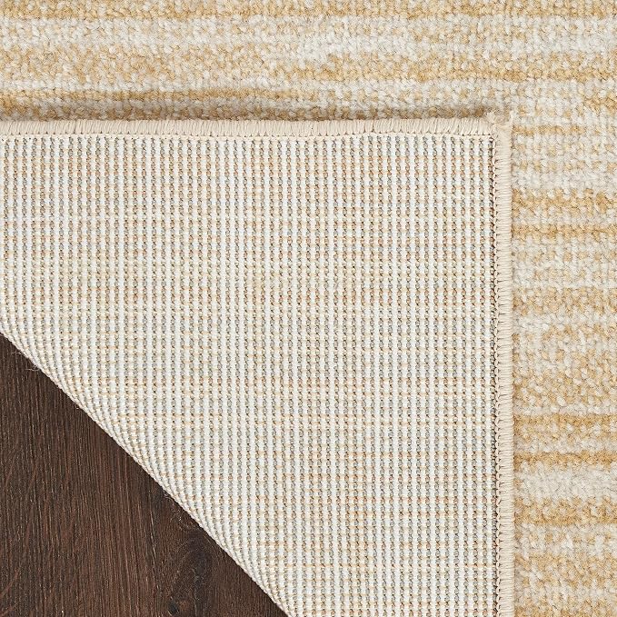 Nourison Home Nourison Essentials Ivory Gold 2'2" x 7'6" Area Rug - Image 8