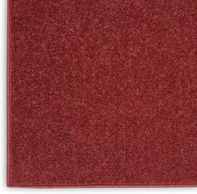 Nourison Home Nourison Essentials Brick Red 3' x 5' Area Rug - Image 5