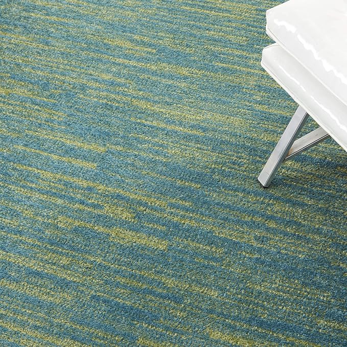 Nourison Home Nourison Essentials Blue Green 6' x 9' Area Rug - Image 2