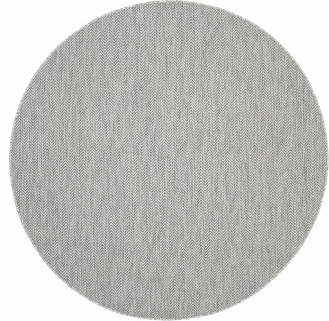 SAFAVIEH Outdoor Round Rug 6'7" - Image 2