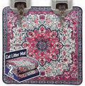 Hompet Cat Litter Mat 2 Pack, 72x72 Large Machine Washable Trapping Mats by Hompet