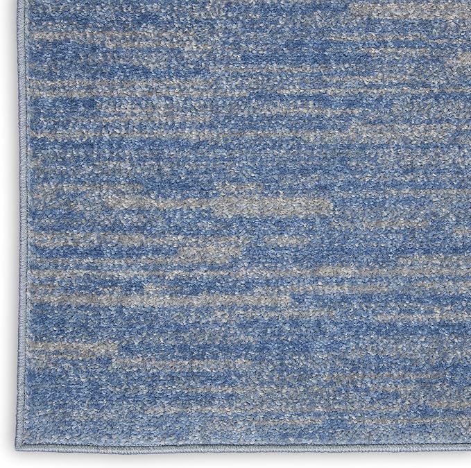 Nourison Home Nourison Essentials Blue Grey 6' x 9' Area Rug - Image 8