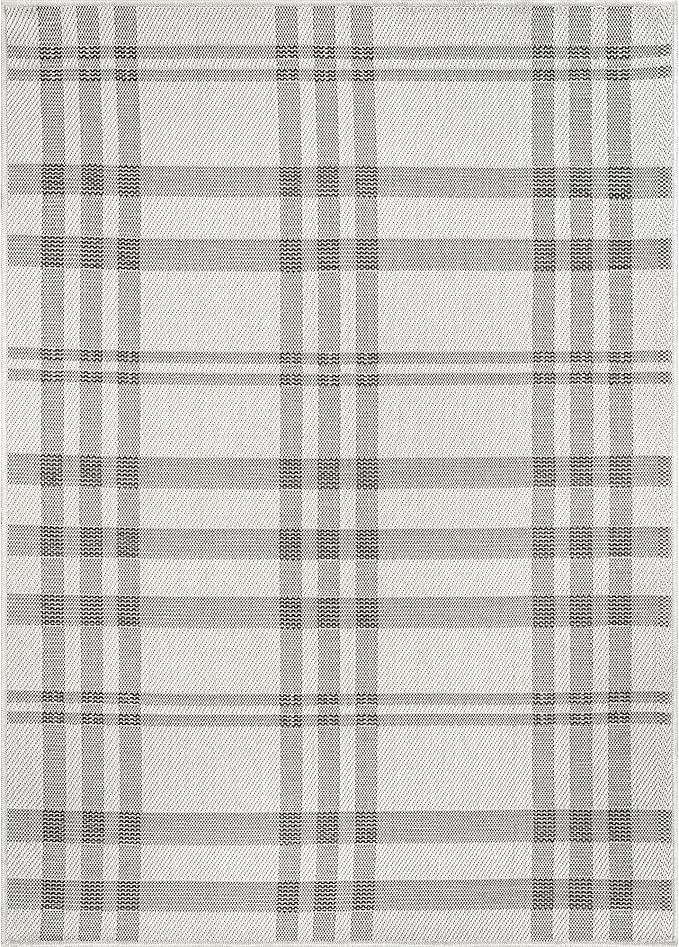 CAMILSON Easy Jute Rug 10x14, Indoor Outdoor Off-White Color Fiber Area Rugs - Image 2