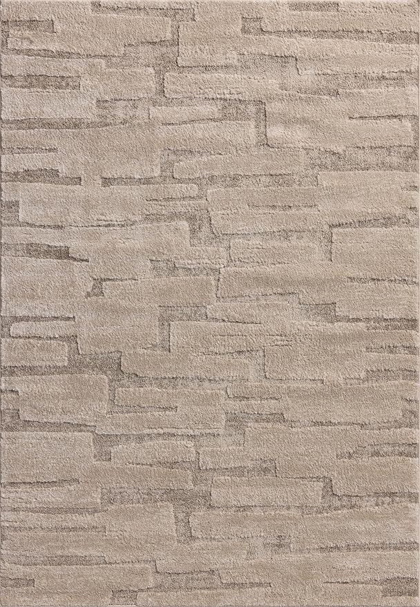 Loloi Amber Lewis Monty Collection MOT-04 Taupe/Beige 2'-7" x 4', .50" Pile - Image 3
