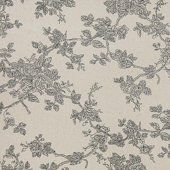 French Pastoral Farmhouse Table Runners, 13x60 Inch Black | 100% Organic Cotton - Image 6