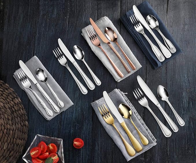 New Star Foodservice Rose Pattern 18/0 Stainless Steel Salad Fork, Commercial - Image 9