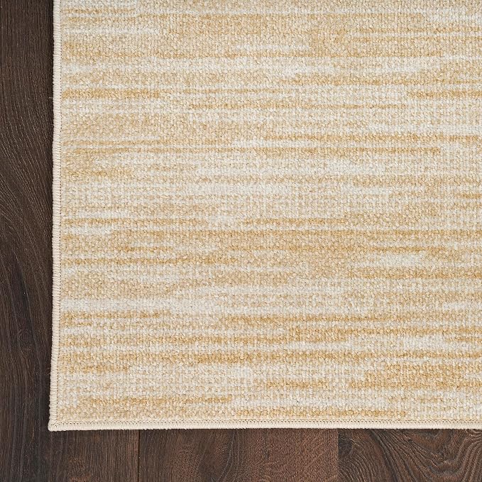 Nourison Home Nourison Essentials Ivory Gold 2'2" x 7'6" Area Rug - Image 5