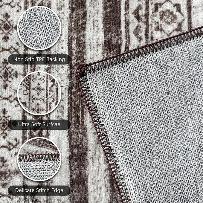 RUGSURE Washable Area Rugs 5' x 7' - Image 7