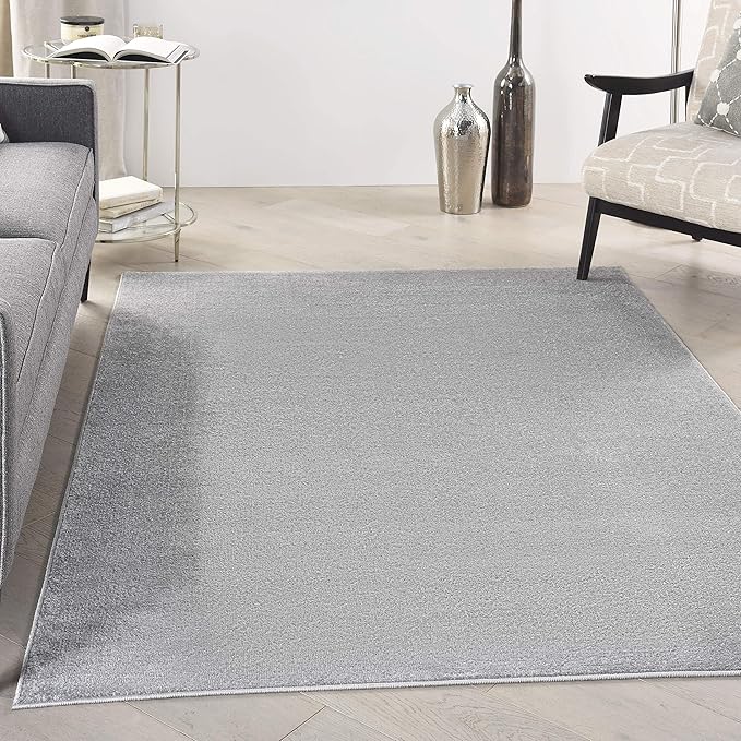 Nourison Home Nourison Essentials Silver Grey 6' x 9' Area Rug by NourisonHome