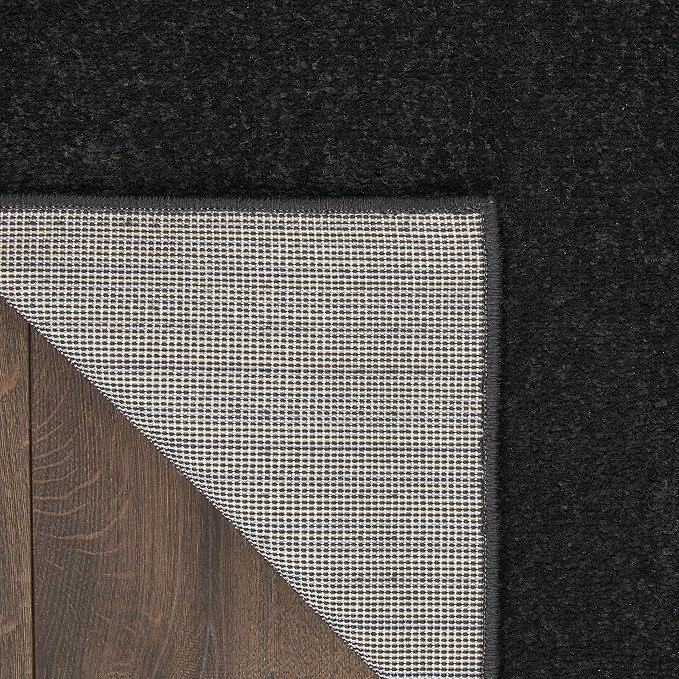 Nourison Home Nourison Essentials Black 6' x 9' Area Rug - Image 5