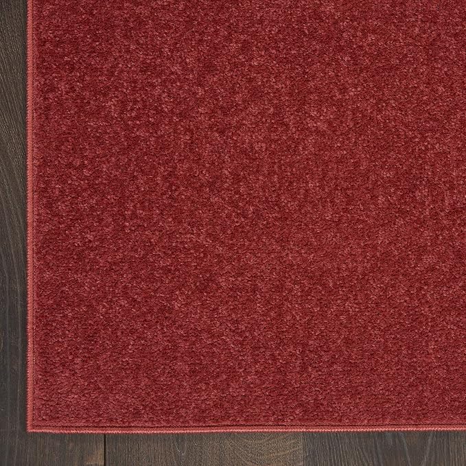 Nourison Home Nourison Essentials Brick Red 2'2" x 10' Area Rug - Image 4