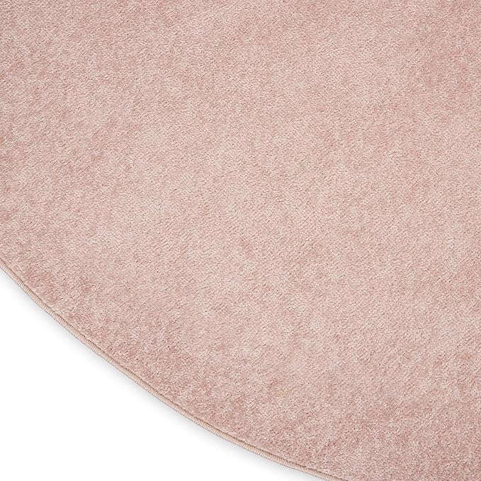 Nourison Home Nourison Essentials Pink 6' x Round Area Rug - Image 7