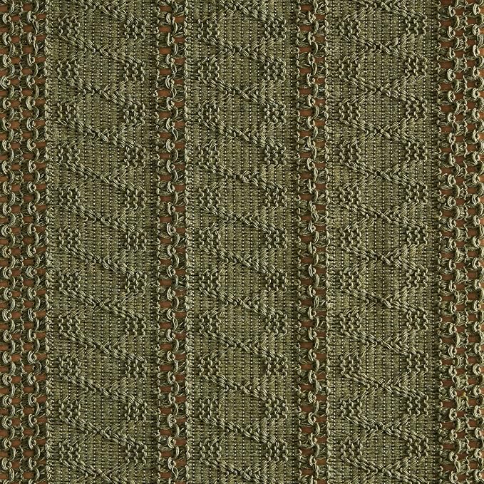 Macrame Style Boho Table Runner, 12x72 Inch Moss | Woven Boho Table Runner - Image 6