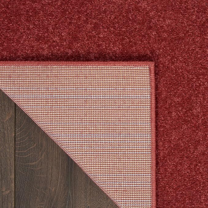 Nourison Home Nourison Essentials Brick Red 2'2" x 10' Area Rug - Image 3