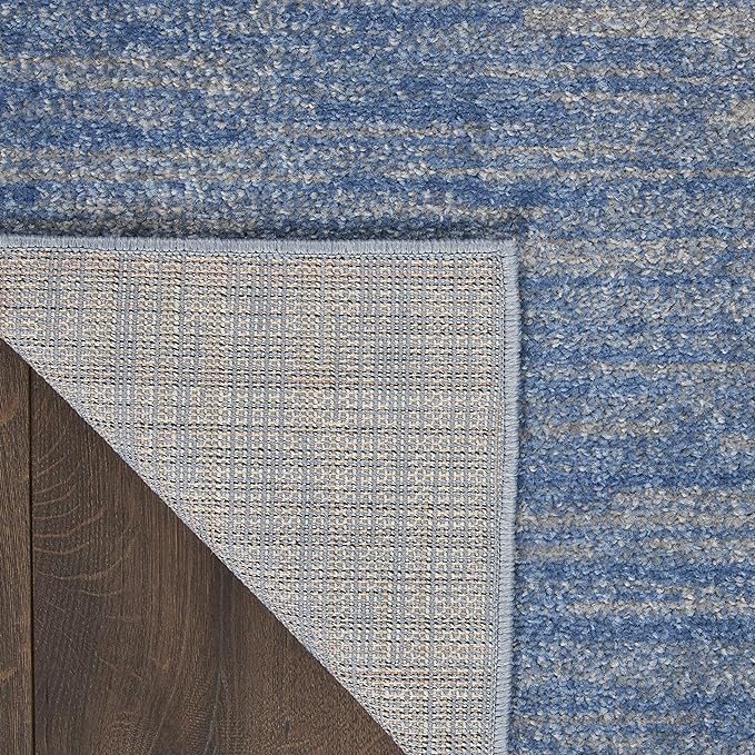Nourison Home Nourison Essentials Blue Grey 2' x 4' Area Rug - Image 4