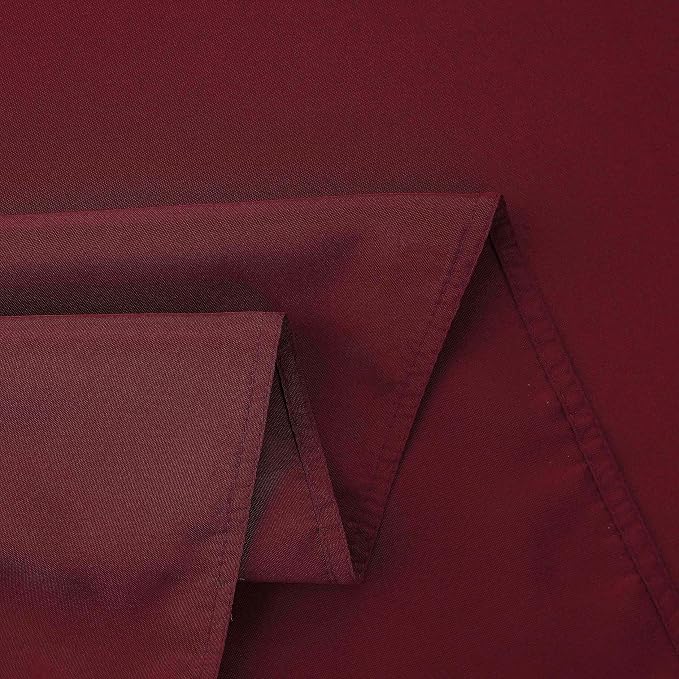 Burgundy Table Runner, Waterproof Washable Runners 36 Inches Long | Reusable - Image 5